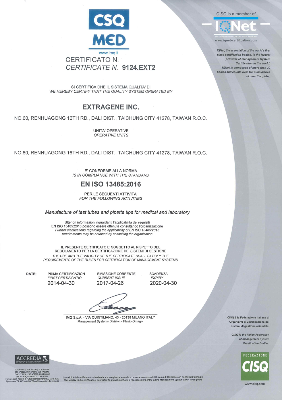 EN ISO 13485:2016