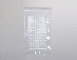 PCR Tube with 0.2ml Thin Wall, Strip of 8 Tubes, Snap Caps